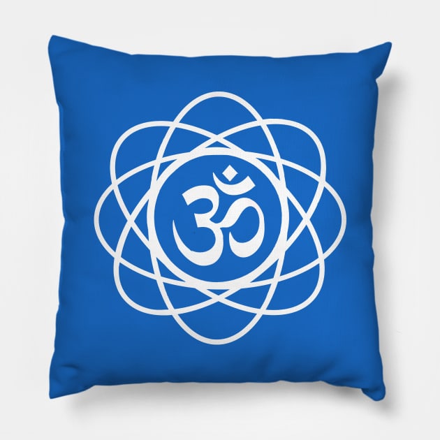 Om Symbol Aum sign Spirirtuality Yoga Meditation Mantra Pillow by PlanetMonkey