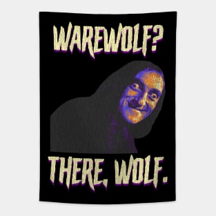 Vintage Warewolf There, Wolf. Tapestry