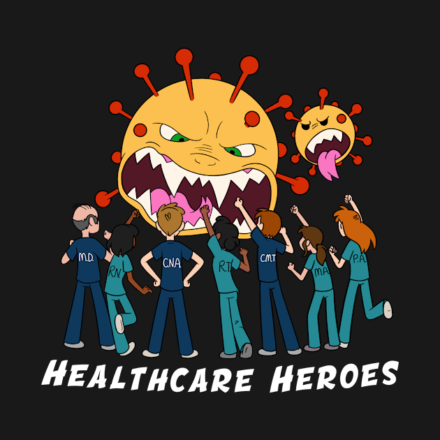 Healthcare Heroes by cafogartyart