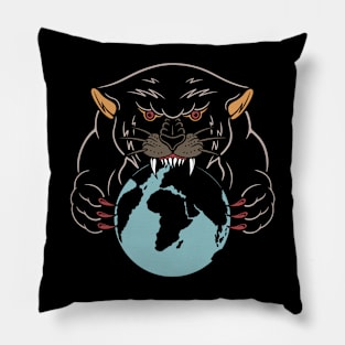 Tiger and world Pillow