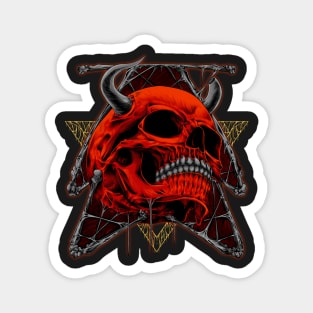 Red Skull 004 Magnet