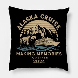 Matching Family Friends and Group Alaska Cruise 2024 Pillow