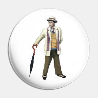 The 7th Dr Who: Sylvester McCoy Pin