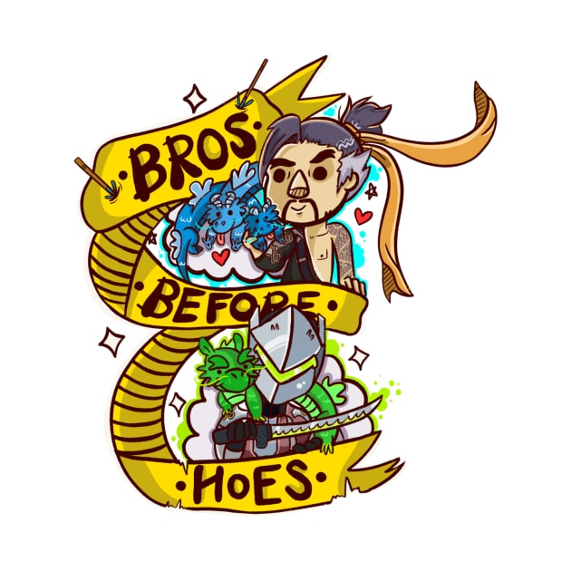 Bros B4 Hoes by DeePeeArts