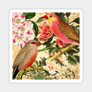 Birds and Roses Magnet