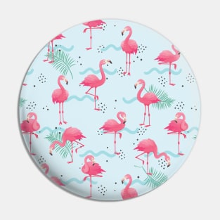 Cute Flamingos Pin