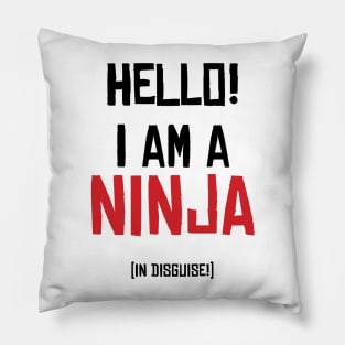 Ninja in Disguise Pillow