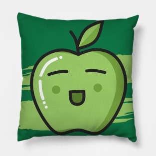 Cute Green Apple Pillow