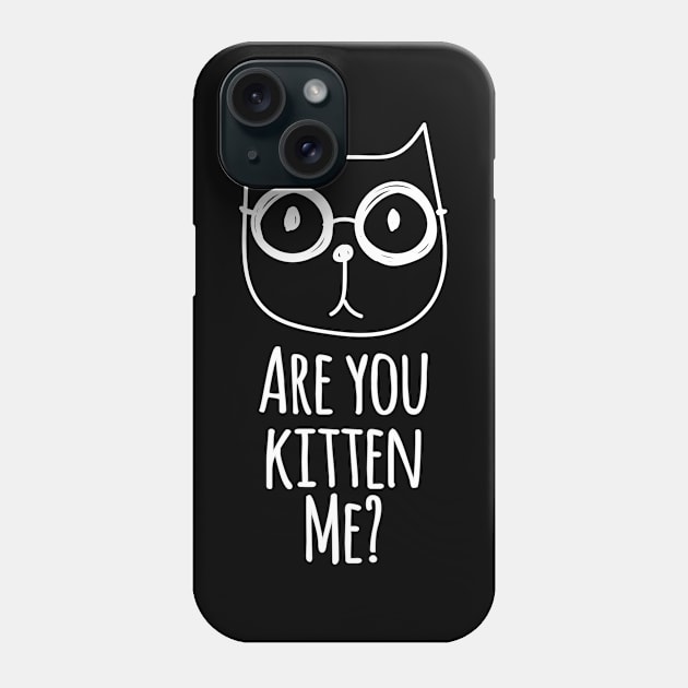 Kitten Kitty Animal lover Ideas Funny Cat Lovers Gifts Phone Case by johnii1422