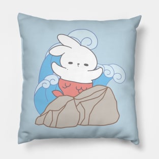 The Mermaid Bunny Part of Your World Pillow