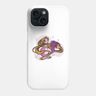 Blonde And Pink Mermaid Phone Case