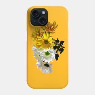 Daisies - Bouquet of Yellow and White Daisies Phone Case