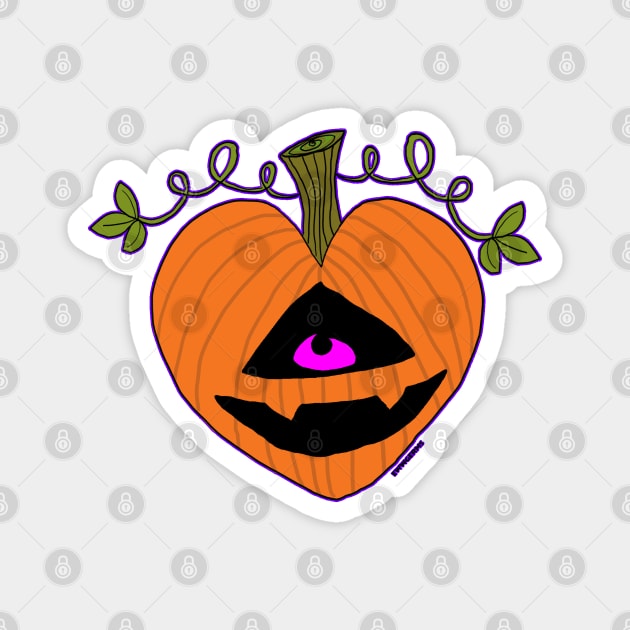 Bibi The Pumpkin Magnet by EwwGerms