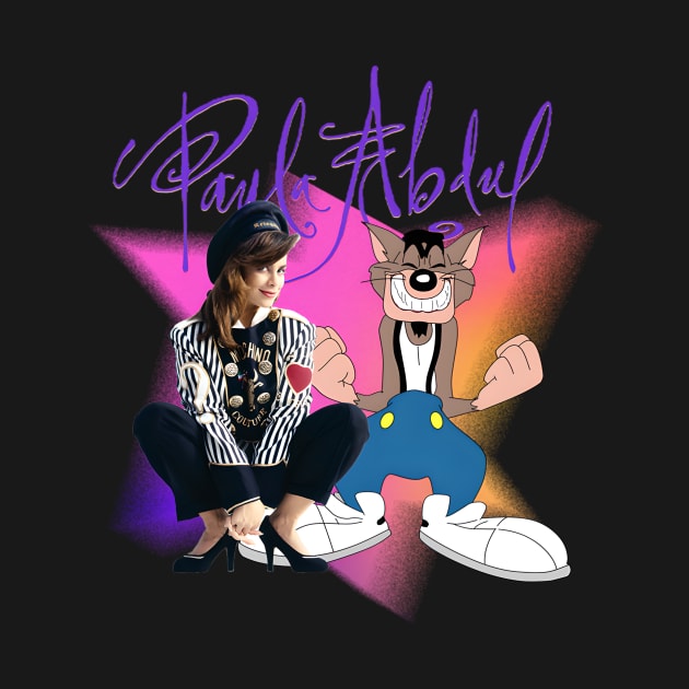Paula Abdul & The Famous MC Skat Kat by LSanchezArt