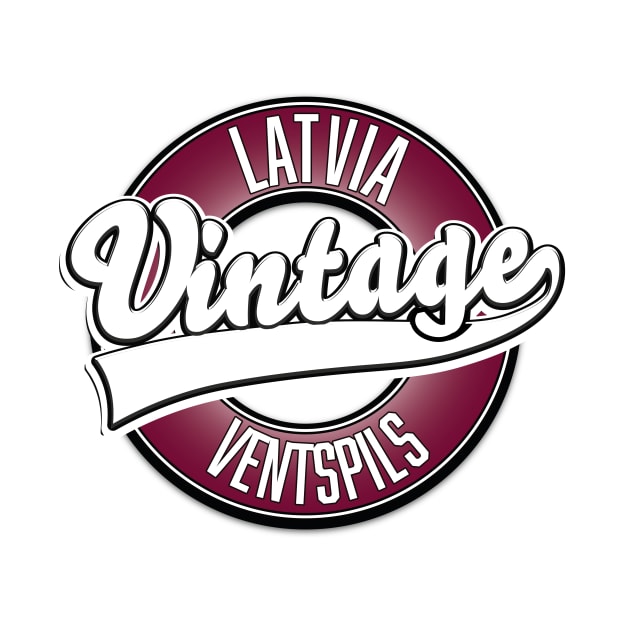 Ventspils latvia vintage logo by nickemporium1