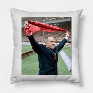 Bill Shankly in colour Pillow