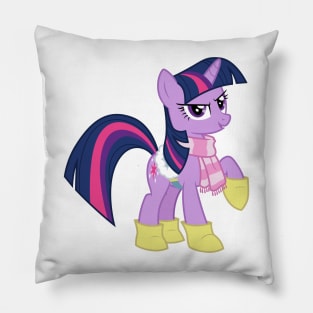 Winter Wrap Up Twilight Sparkle Pillow