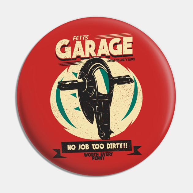 Fetts Garage Pin by Piercek25