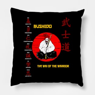 Bushido - the wai of the warrior Pillow
