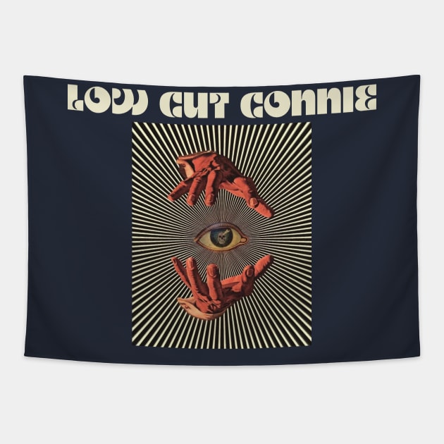 Hand Eyes Low Cut Connie Tapestry by Kiho Jise