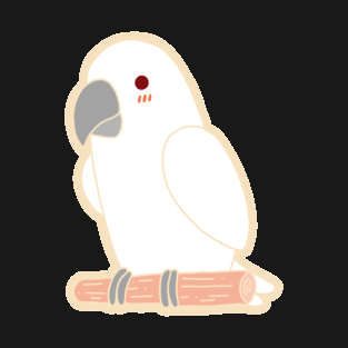 Cute Parrot - White T-Shirt