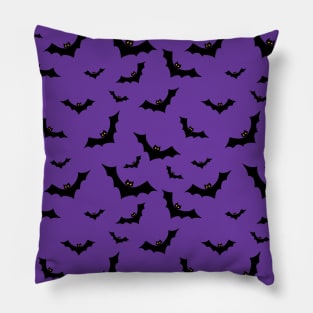 Halloween Bat Pattern Pillow