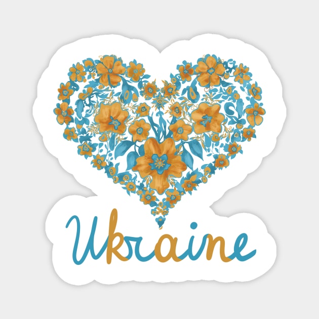 Love Ukraine Magnet by JakoRila