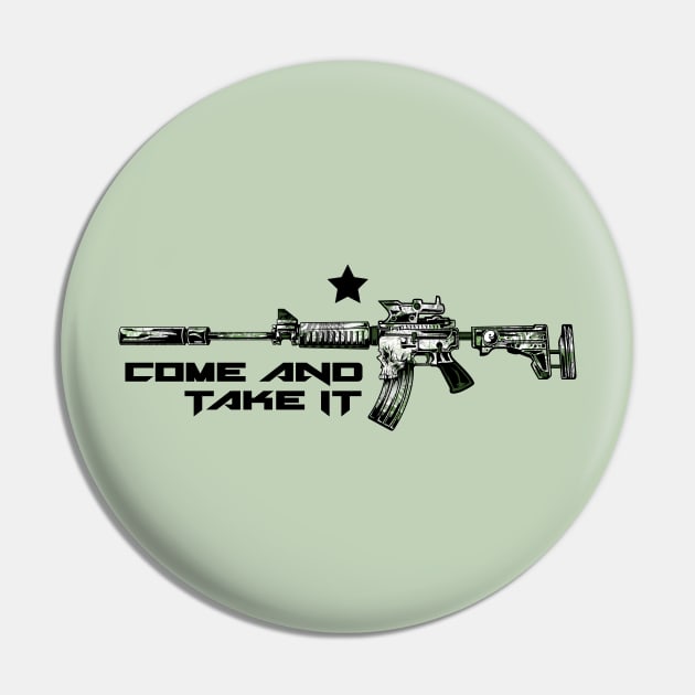 Come and Take It - Jungle II Pin by LiberTeeShirts