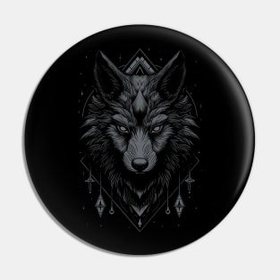 Zodiac Wolf Pin