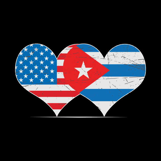 Half American Cuban Flag by sumikoric