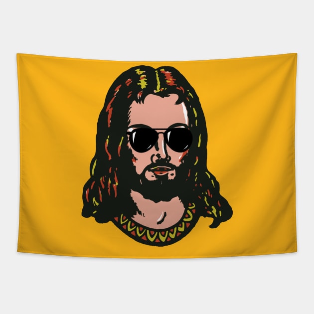 Cool Jesus Tapestry by JoyCo