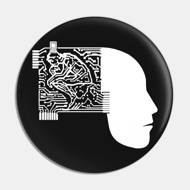Cybernetics Pin by bulografik