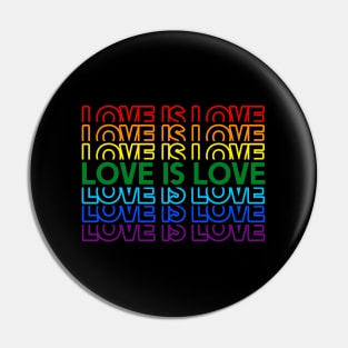 Love is Love Rainbow Pride Shirt, LGBTQ, Gay Shirt, Lesbian Shirt, Gift for Gay Lesbian, Queer Pride Month Pin