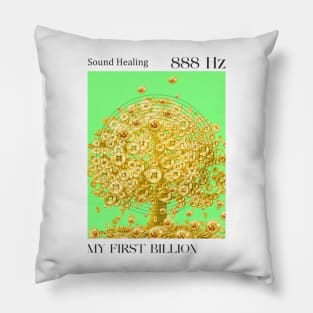 My First Billion 888Hz Pillow