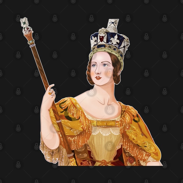 Queen Victoria - historical illustration by vixfx