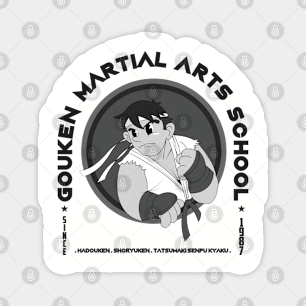 Gouken School Magnet by kladenko