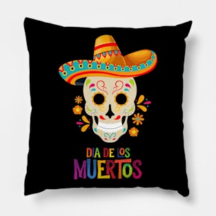 Dia de los Muertos Sombrero Pillow