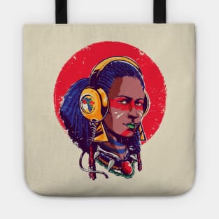 afro girl Tote