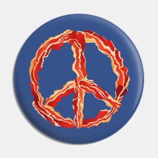 Peace of Bacon Pin