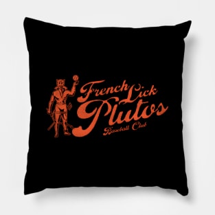 French Lick Plutos Baseball Team Pillow