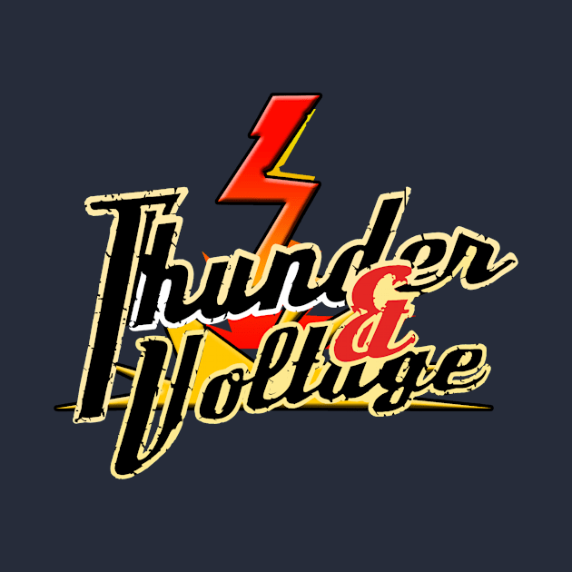 THUNDER & VOLTAGE  T-shirt by DMarts