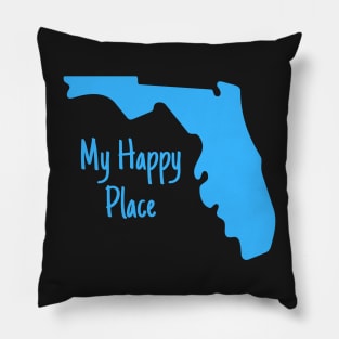 Florida Is My Happy Place Pillow