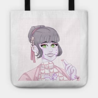 Anime Girl Pixal Tote