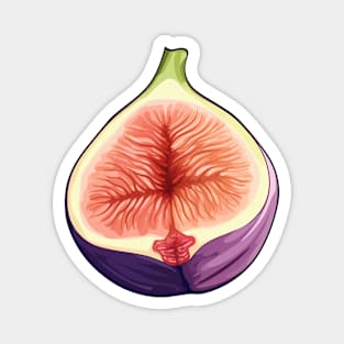 Fig Fruit Art Magnet