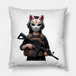 Tactical Kitsune Pillow