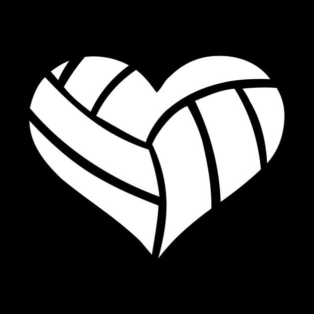 Volleyball heart by Designzz