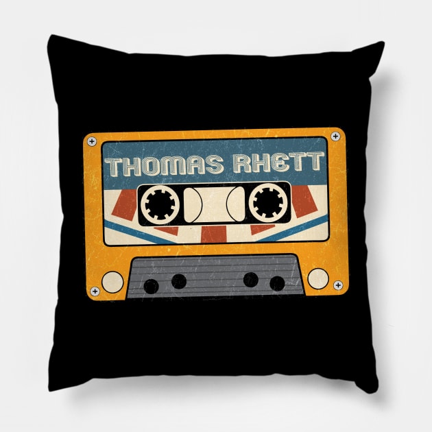 vintage Thomas Rhett Pillow by bardo_bardon