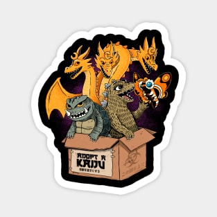 Adopt a kaiju Magnet