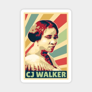 Madam CJ Walker Vintage Colors Magnet