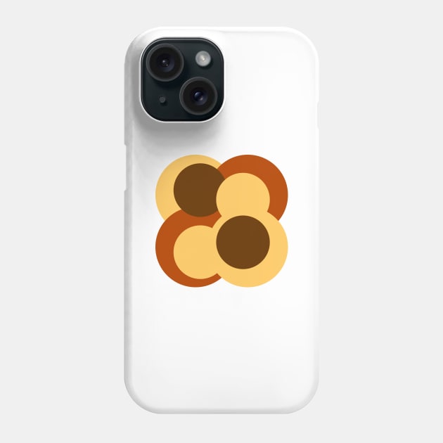 Abstract Geometric Circular Shapes Phone Case by tinybiscuits